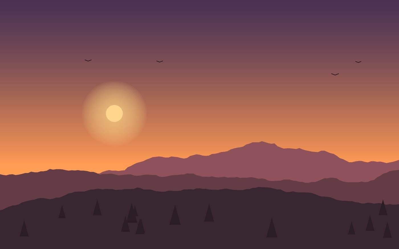 Landschaftsillustration