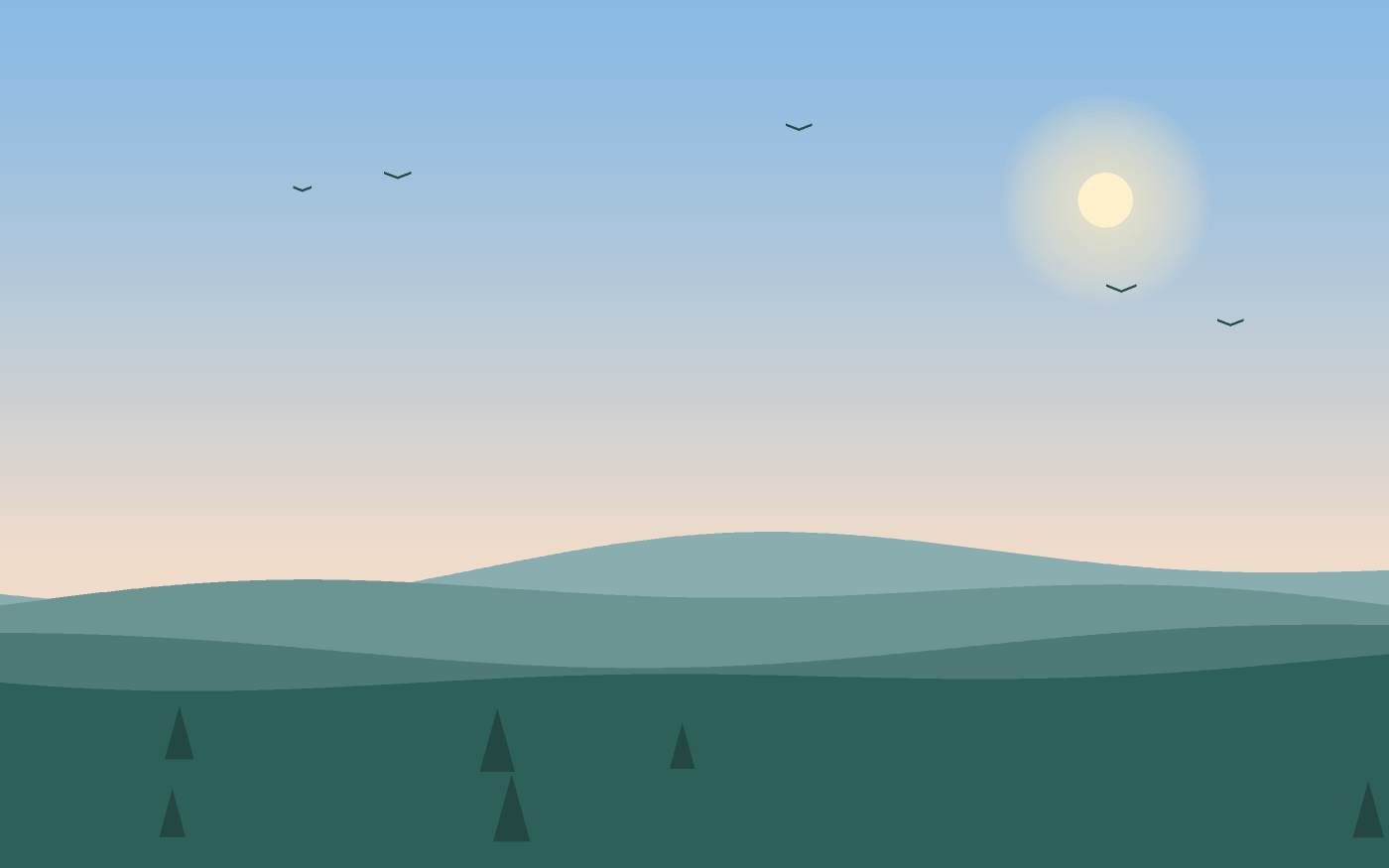 Landschapsillustratie