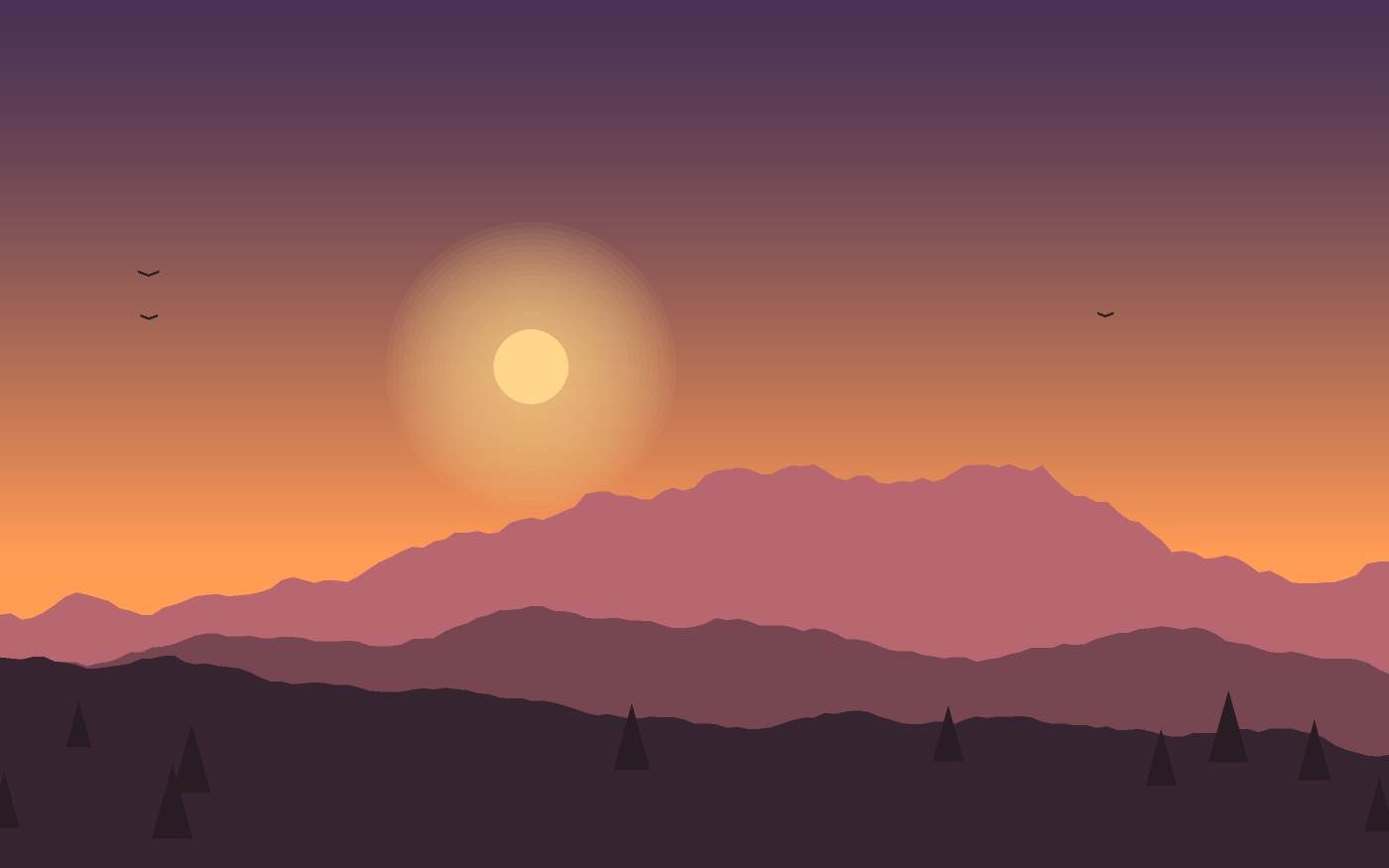 Landschaftsillustration