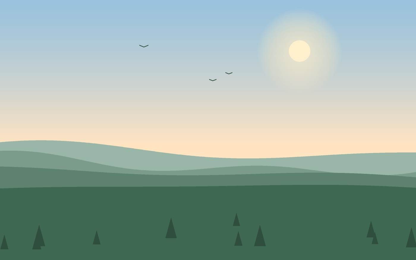 Landschaftsillustration