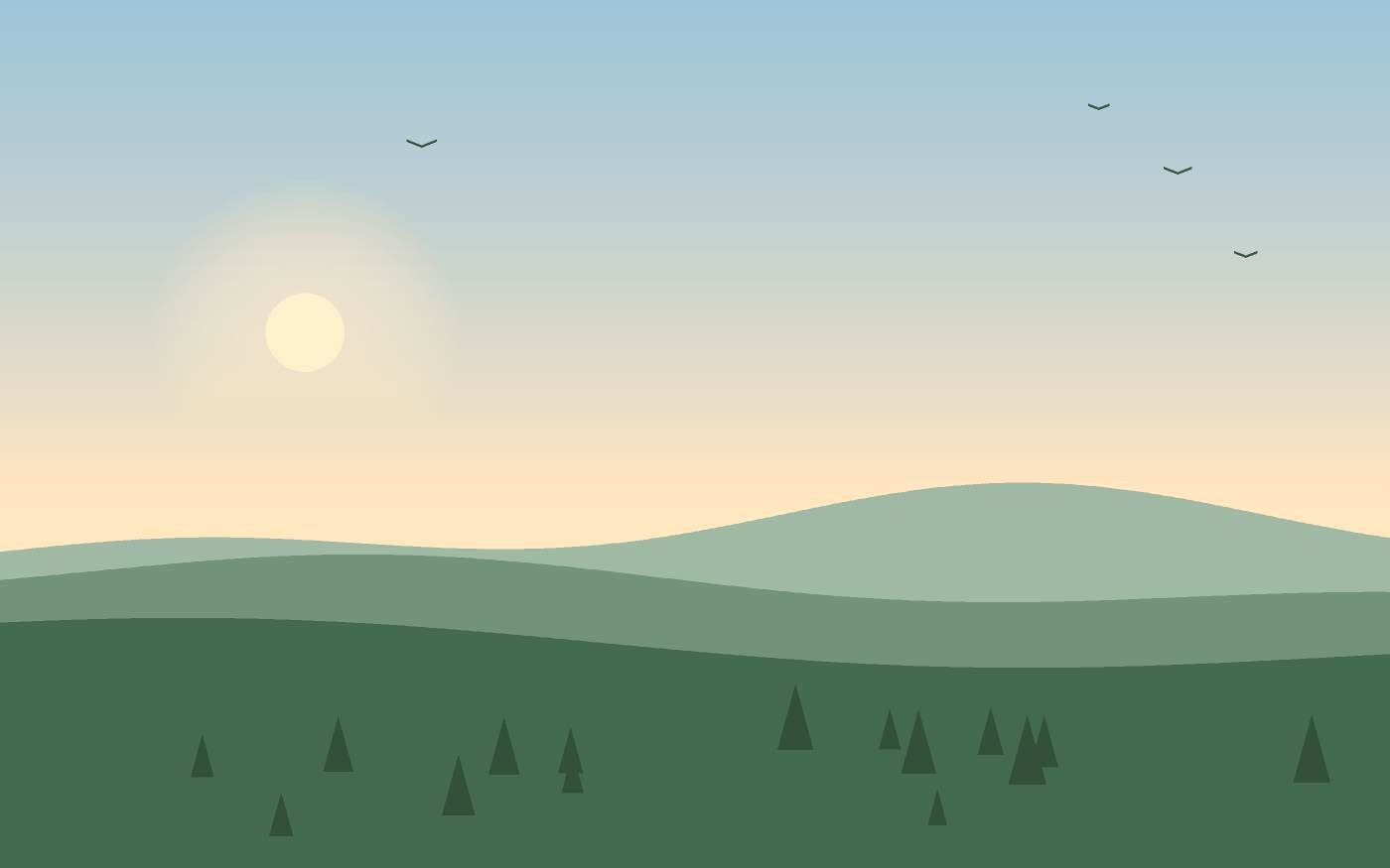 Landschaftsillustration