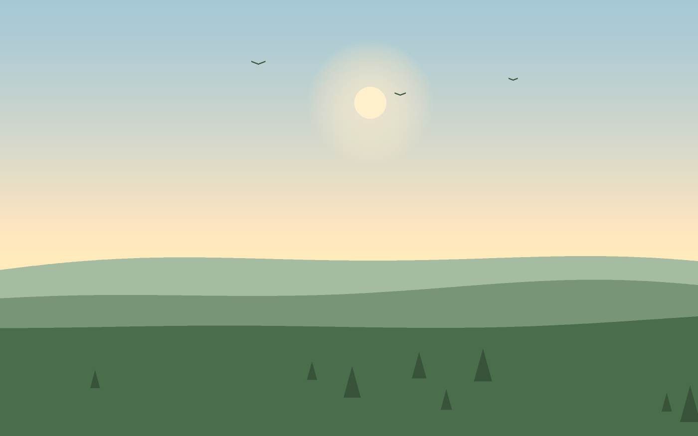 Ilustrace krajiny