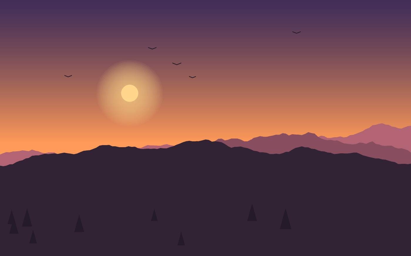 Landschaftsillustration