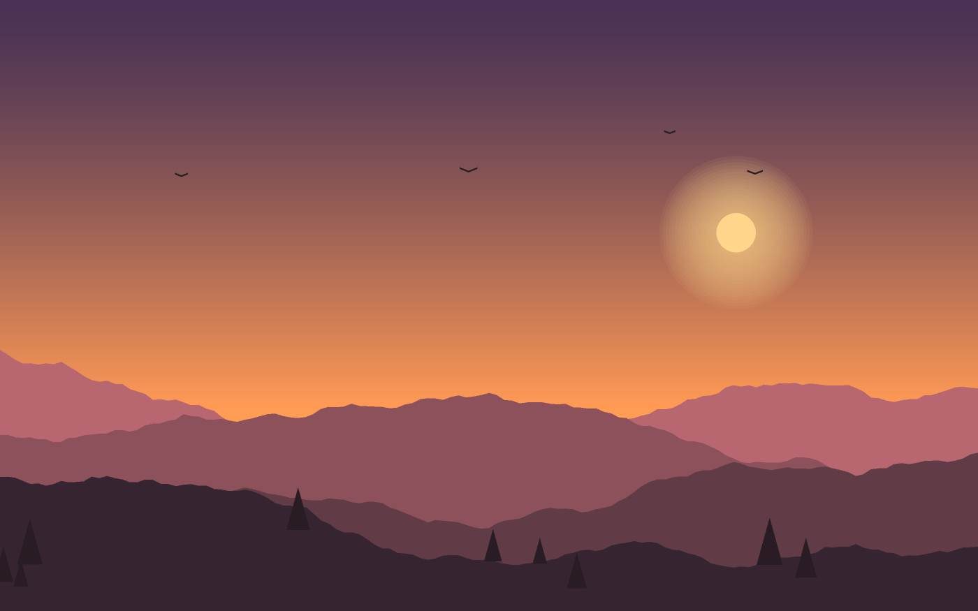 Landschaftsillustration