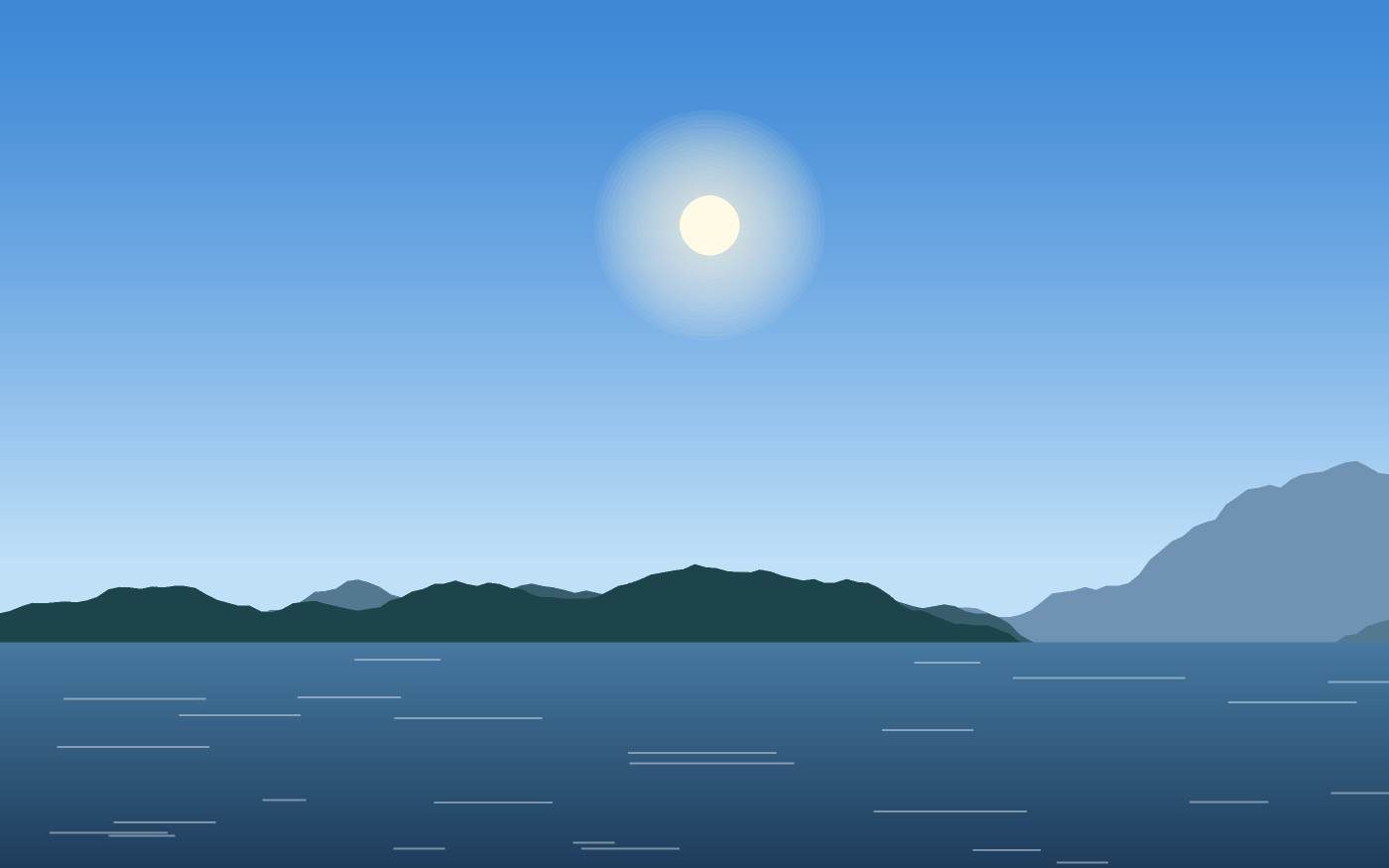 Ilustración de un paisaje
