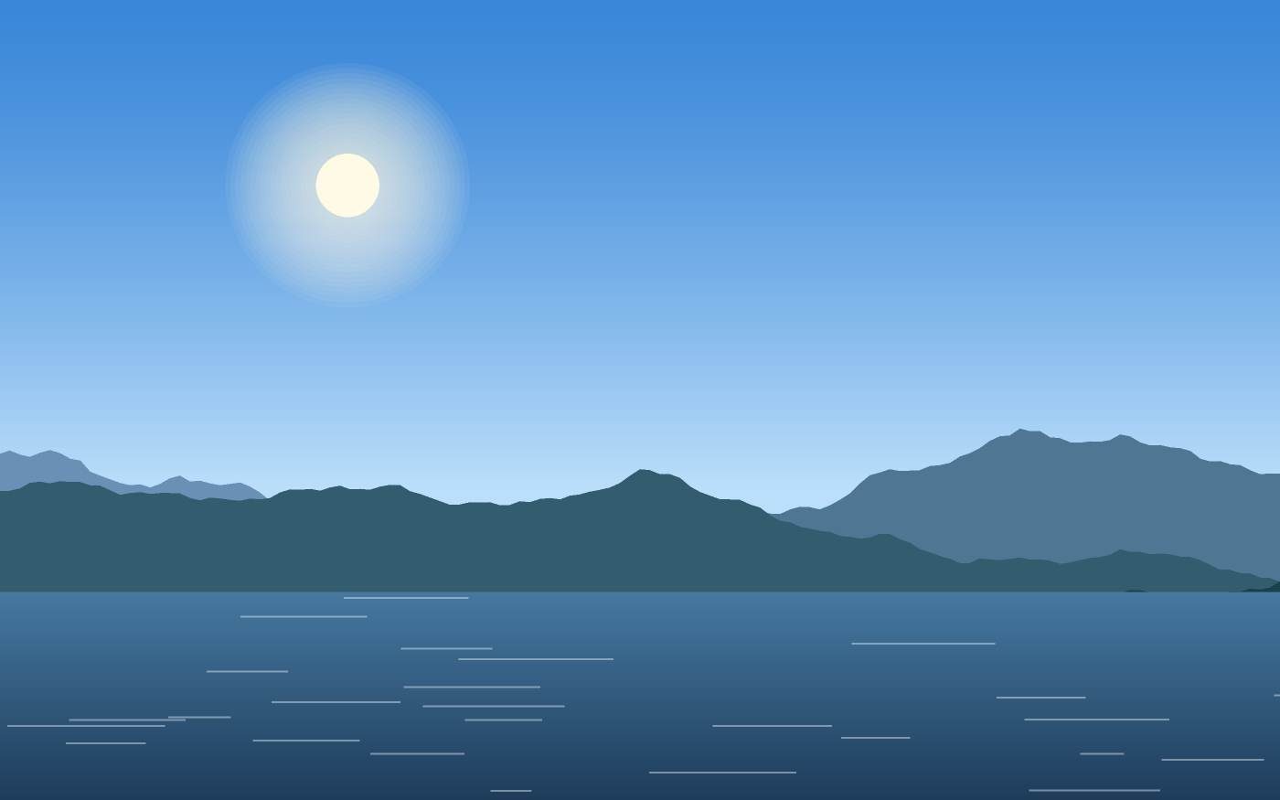 Illustrazione di un paesaggio