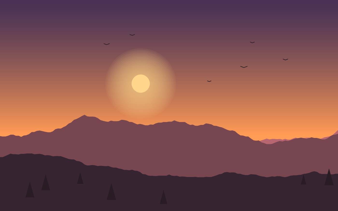 Landschapsillustratie