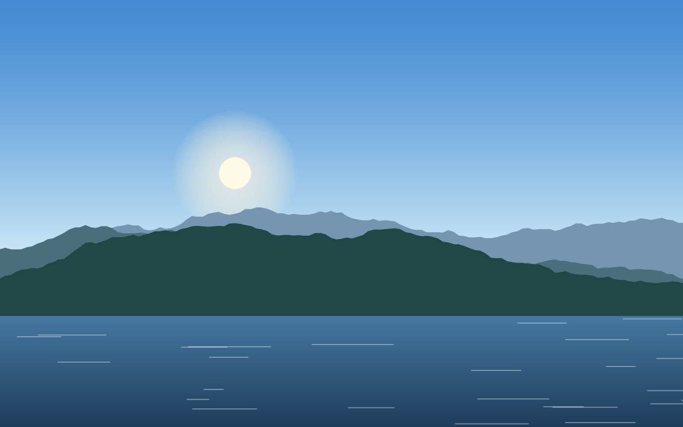 Landschapsillustratie