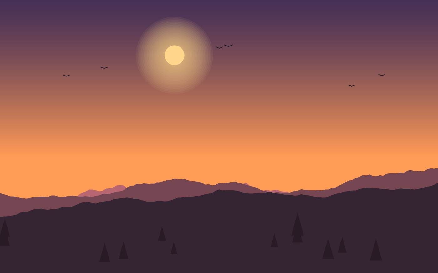 Ilustracja krajobrazu