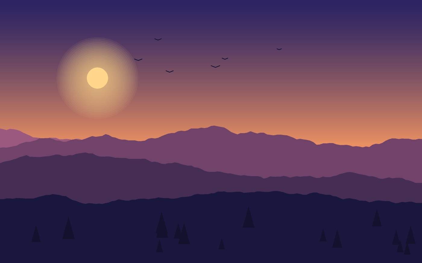 Landskapsillustration